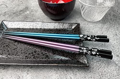 Capticks japoneses premium Reutilable 2pcs Conjunto [Made in Japan] Tradicional Arte de Laca de pauzinhos de madeira)