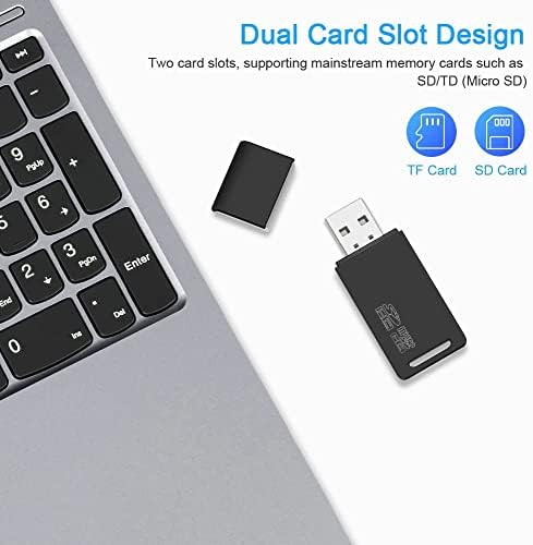 Leizhan USB Micro SD Card Reader, 3in1 USB A TO SD/MICRO SD/SDXC/SDHC Adaptador de cartão, leitor de cartão de memória