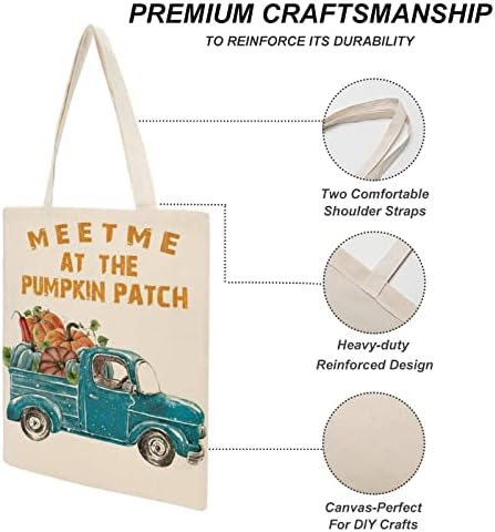 Wengbeauty Canvas Bag Bag Harvest1 Bolsa de ombro de mercearia reutilizável Bolsas de compras na praia Bolsas de viagem Tote para mulheres