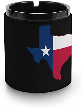 Mapa de bandeira do estado do Texas PU PU CHAOTH AHTRAYS PARA FUMOS DESPESSÃO FUMOM FUMO CHINHA DESHENTE DE CHINHO PARA