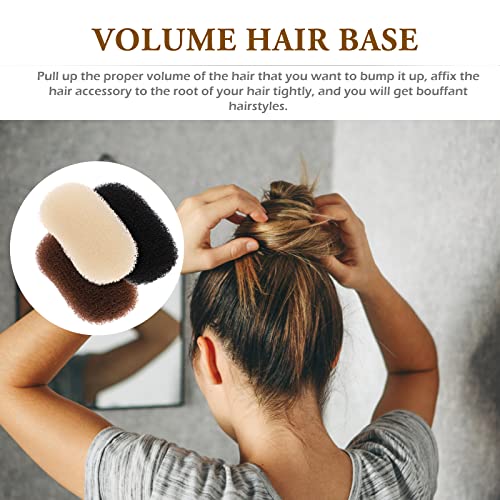 3pcs Bump up clipes acessórios de cabelo almofada de cabelo para mulheres penteados de bricolage