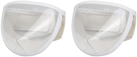 Acessórios Patkaw 2 pacote focinho de gato para gatinho focinho gato máscara respirável Acessório de gato Acessório: limpeza transparente transparente respirável