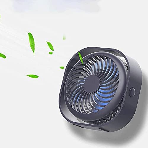 Amabeafs Mini Fan Desk Fan, fã USB Fan Electric Desktop Fan silencioso ventilador portátil com 3 velocidades Vento forte para o escritório,