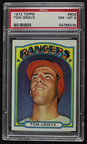 1972 Topps 609 Tom Grieve Texas Rangers PSA PSA 8,00 Rangers