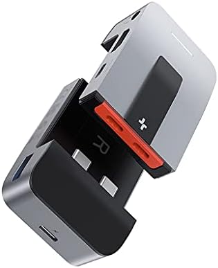 WYFDP USB C Hub para HDMI Compatível USB 3.0 USB Hub USB Splitter Combinado RJ45 Holder 9 em 1 Hub tipo C Tipo C