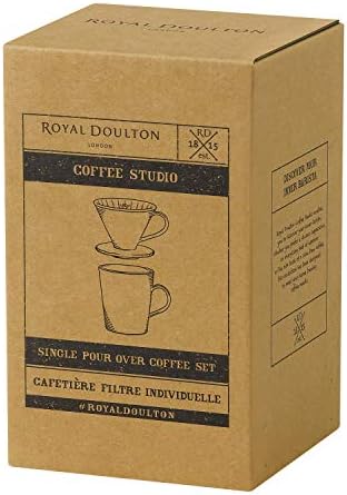 Royal Doulton Coffee Studio Single Over Over Set, 19 oz, Gray