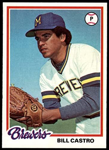 1978 Topps # 448 Bill Castro Milwaukee Brewers NM/MT Brewers