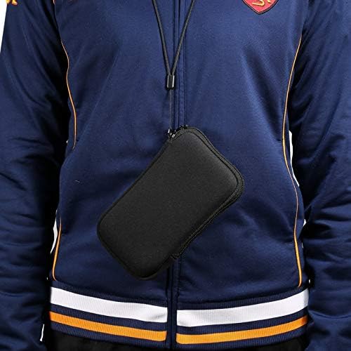 Saco de capa de telefone Manga de telefone neoprene, bolsa celular de bolsa universal de 5,4 polegadas com zíper