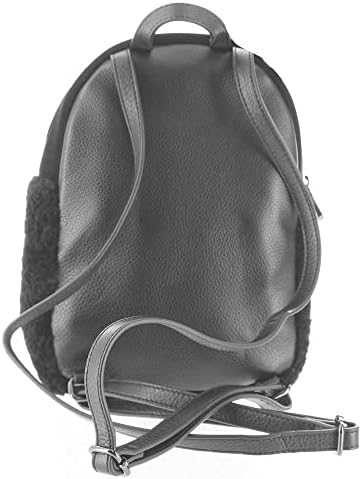 UGG Women's Dannie II Mini Backpack Sheepskin, preto, pequeno