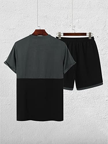 Roupa de duas peças de Fioxa para homens, dois tons Tower Print e shorts