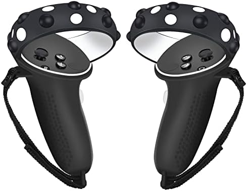 Tampa do controlador YRXVW para Oculus Quest 2, Silicone Hand Grips Design Unbody com tira de junta ajustável compatível