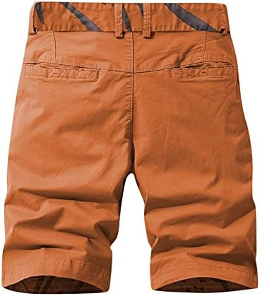 Shorts de carga para homens, praia de verão praia solta de algodão reto de bolso casual shorts esportivos