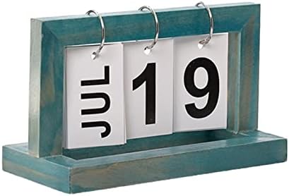 2023 Calendário de mesa Criativo Criativo Desk -calendário vertical Calendário de madeira Flip Desk calendário Calendário residencial Decoração do escritório Desktop Small Ornaments School Calendário