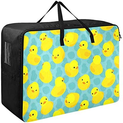 N/ A Bolsa de armazenamento de grande capacidade para baixo - Amarelo Roubo Duck Roupas Organizador de Decoração do Space Space economizador