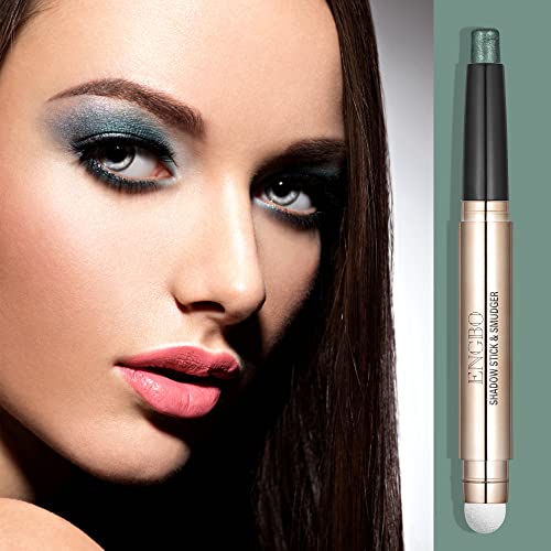 Wishee Eye Shadow Sticuço maquiagem Eye Brilheador Creme Creme de olho Sombreista Lápis SHIMMER STULHADO DE ENESENTE PARA OLHO COSMETICS PRESENTE DE BRINIVERNY PARA MULHER