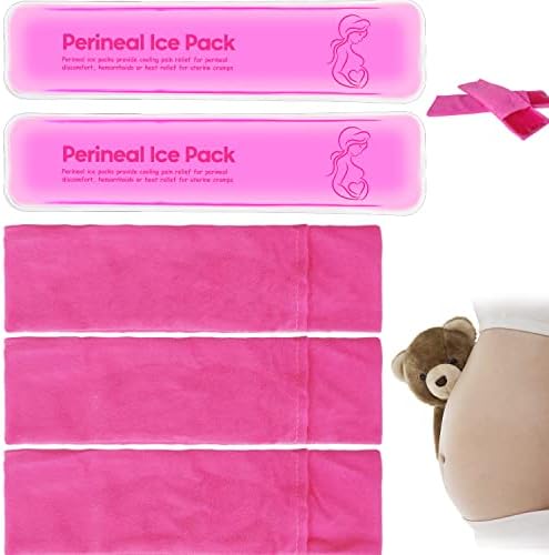 Almofada de resfriamento perineal reutilizável para alívio da dor pós -parto e hemorróida, almofadas quentes e frias para itens essenciais
