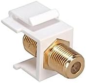 Conector Coaxial da Série F-Série 5552-5ew, White