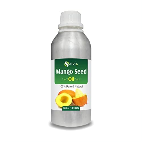 Óleo de semente de manga puro e natural não diluído Óleo portador não cortado | Use para aromaterapia | Grade terapêutica - 500