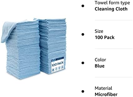 Pano de limpeza de microfibra S&T Inc. para casa, toalhas de limpeza a granel para limpeza, toalhas de pano reutilizáveis ​​e sem fiapos