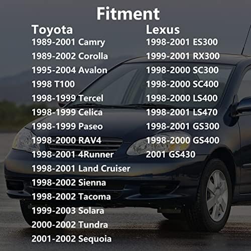 Substitua 77310-48020 Capinho de gás, a tampa de combustível se encaixa em 1989-2004 Toyota Avalon Camry Corolla T100