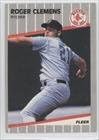 1989 Fleer # 85 Roger Clemens Boston Red Sox Baseball Card