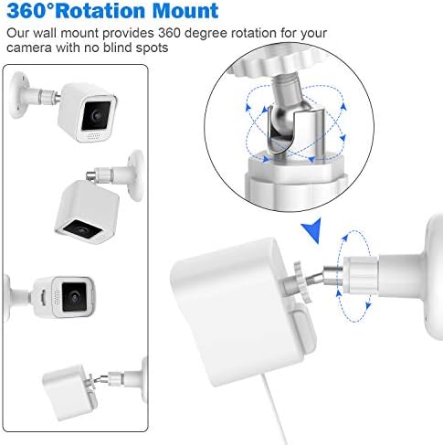 Montagem de parede de 3 pacote Bracke and Housing para câmera Wyze Cam V3, capa Wyze V3 Acessórios de segurança em vídeo interno/externo