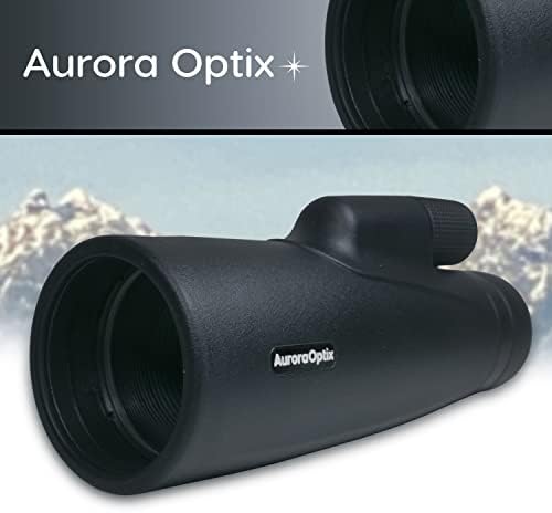 Aurora Optix Monocular 12x50 | Escopo de alta potência com smartphone e tripé