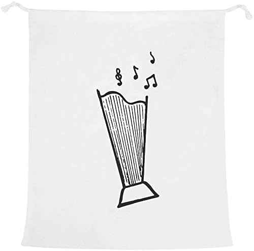 Azeeda 'harpa musical' Saco de lavar/lavar/armazenamento
