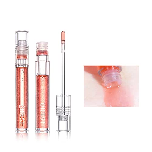 Glástica Lip Gloss Gloss Lip Lipstick Liquiding Lipstick Hidratante e nutritivo Batom líquido 10ml Pigmento de brilho labial escuro