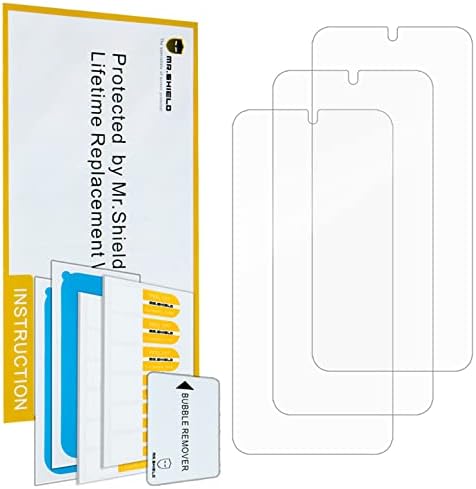 Mr.Shield [3-Pack] projetado para Samsung Galaxy S22 5G Premium Clear Screen Protector