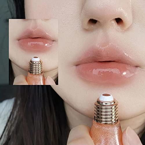 Bastões de lábios que mudam de cor pequena lâmpada lâmpada Lip Lip Gloss Candy Lip com sabor de óleo hidratante líquido de tonalidade