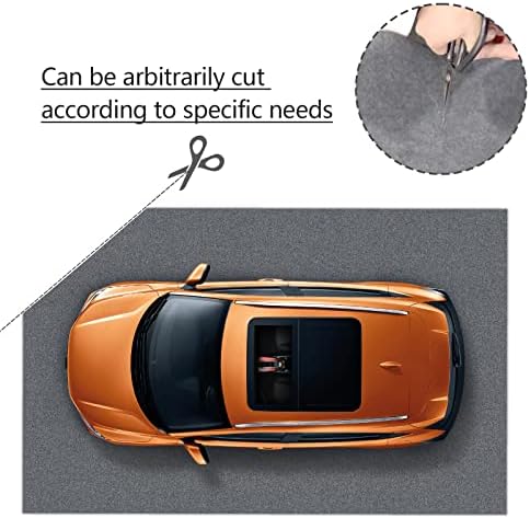 JASSOKA GARAGEM MATO DE 17 'x 7'4 carpete de estacionamento de estacionamento de garagem para carros Protect a absorção