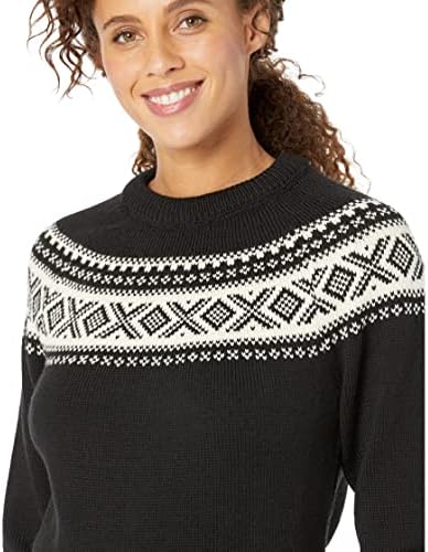 DALE DO CASHE DE MULHERES DO VAGSOY NOREGUE - Lã leve - blusas de pulôver de ajuste regular para mulheres - suéter de pescoço