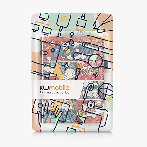 Case Kwmobile Compatível com Kindle Paperwhite 11. Geração 2021 - Capa de couro PU com fechamento de ímãs, suporte, cinta,