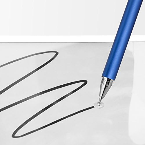Caneta de caneta de onda de ondas de caixa compatível com Lenovo ThinkPad L13 Yoga 2 -1 -1 Gen 2 - caneta capacitiva da FineTouch, caneta de caneta super precisa - prata metálica