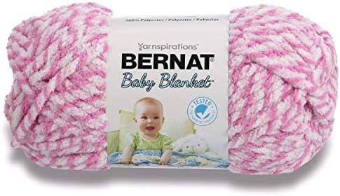 Bernat Baby Blanket Yarn, 3,5 oz, torção rosa