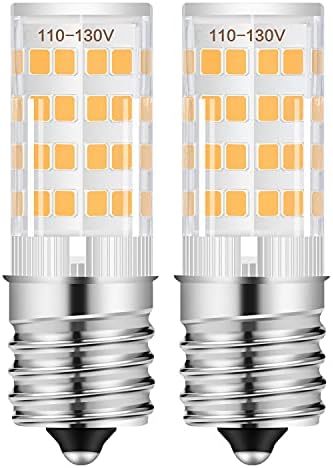 Bulbos de LED de potência E17 Amazing, E17 Bulbos de eletrodomésticos Bulbos de forno de microondas Lâmpadas do dia 6000k - 2 pacote