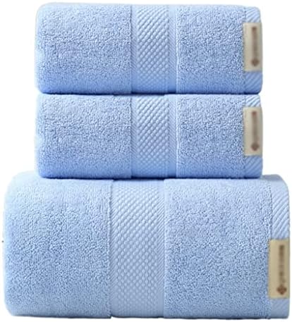 Toalha de toalha de banheiro grande de banheira de três peças DSfeoigy Toalha de três peças Homens adultos de algodão e mulher da
