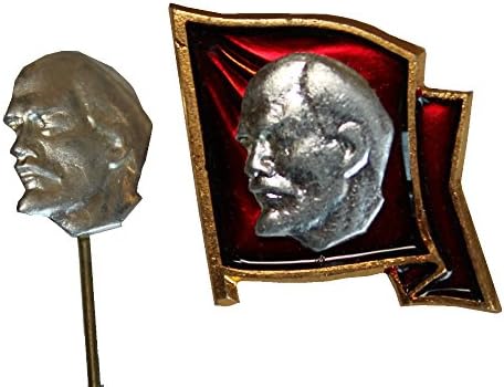 Russin Lenin Pins - Conjunto de 2