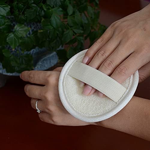Doitool 1 Jar de 10pcs enfrenta o esfoliante de esponja de esponja esponja almofadas de pele facial para senhora