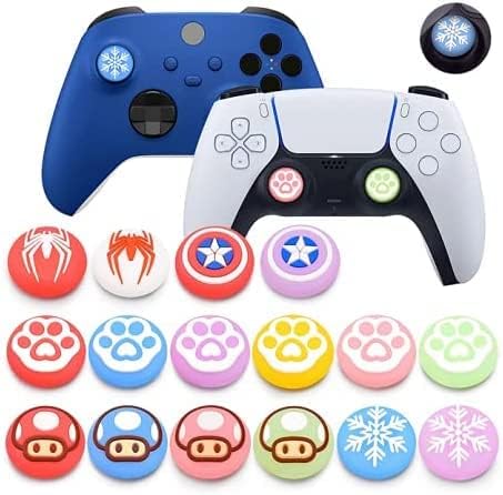 Luminous Thumb Stick Grips Caps Analógico Joystick Capas Tampe Tampe Cap para Ps5 PS4 PS3 Xbox One Xbox 360 Controlle