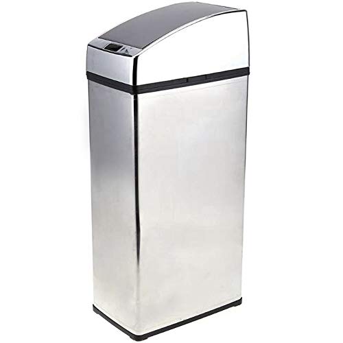 Lixo skimt lata banheiro 6L de aço inoxidável sensor inteligente lixo pode auto -sem fio indução lixo lixo cesto de lixo lixo pode lata de lixo