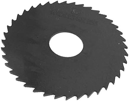 X-Dree 4 100mm DIA BLACK HSS 40 DEDOS SAW SAW CUTTER CUTTER CORTER (4 '' 100mm de diâmetro Black HSS 40 D_I_ENTES