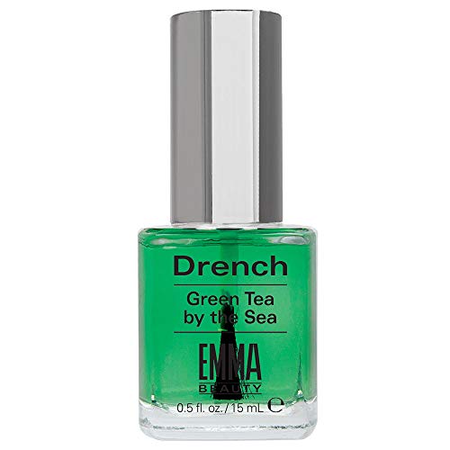 Emma Beauty Drench Cutticle Oil, o óleo penetrante profundo nutre, protege, hidrata e revitaliza unhas e cutículas, 12+ fórmula livre,