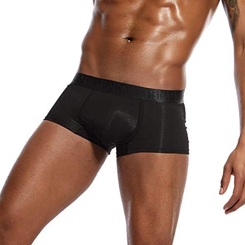 Masculino boxers de algodão bolsa boxer boxer impresso cuecas bulge shorts resumos homens masculinos pacote de roupas íntimas sexy para