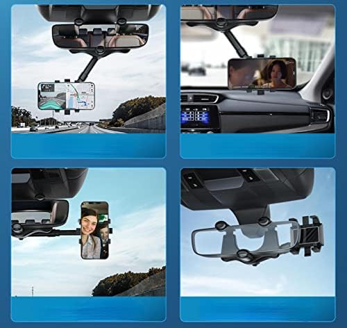 Nutravalia Car Tele celular Suporte de suporte retrovisor Suporte AR Navigação carro Universal Telefone celular Suporte