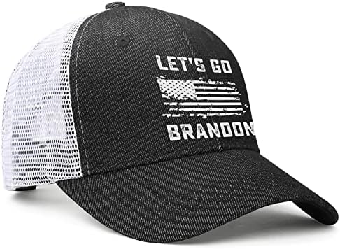 Chapéus de Brandon Trucker for Men Women Novidade Brim Mesh Mesh Hat Snapback Cap ajustável Trapper