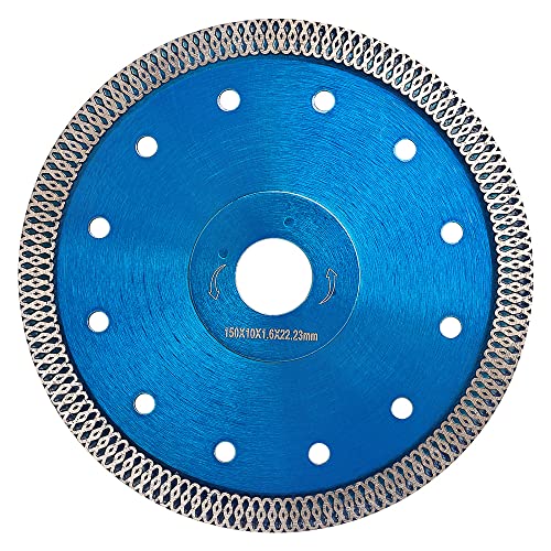 Panfreet Super Fin Diamond Porcelain Turbo Blade de 4,5 Lâmina de corte de ladrilhos para granito Mármore Cerâmica Tile