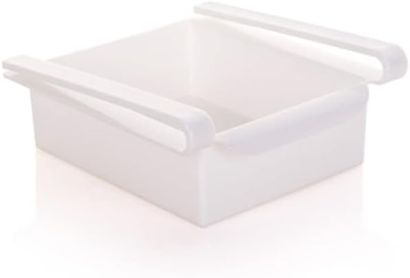 Caixas de armazenamento multifuncionais compartimento de prateleira de refrigerador pendurado portadores de alimentos plástico Os