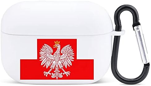 Bandeira da Polônia com a capa de protetor de choque de silicone da águia branca de águia